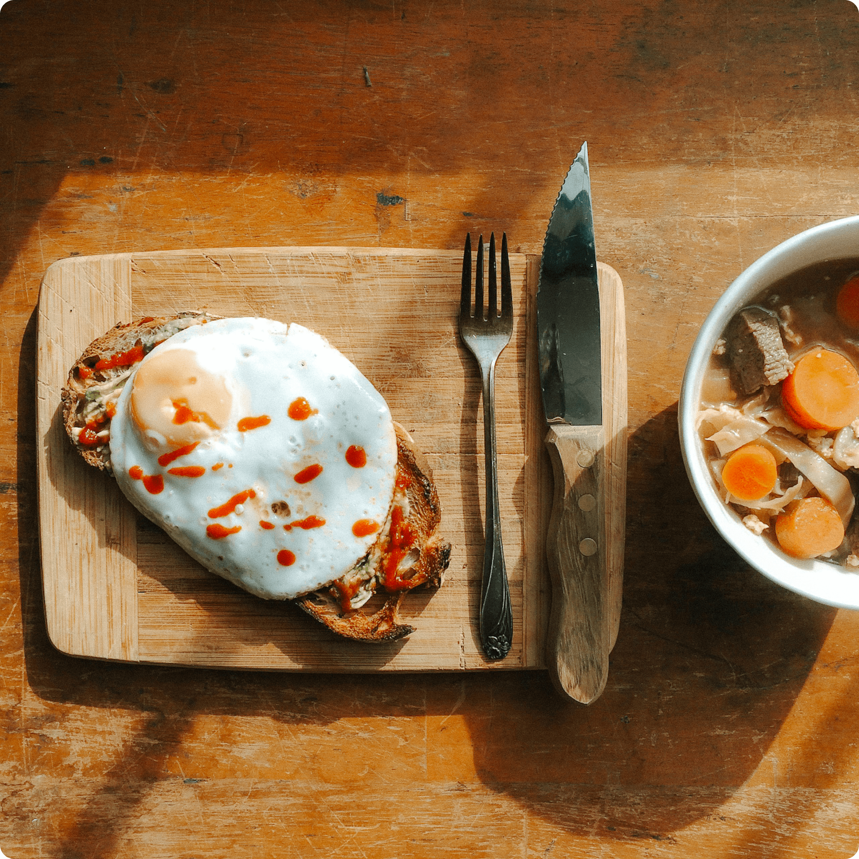 Restaurant with neon sign at night