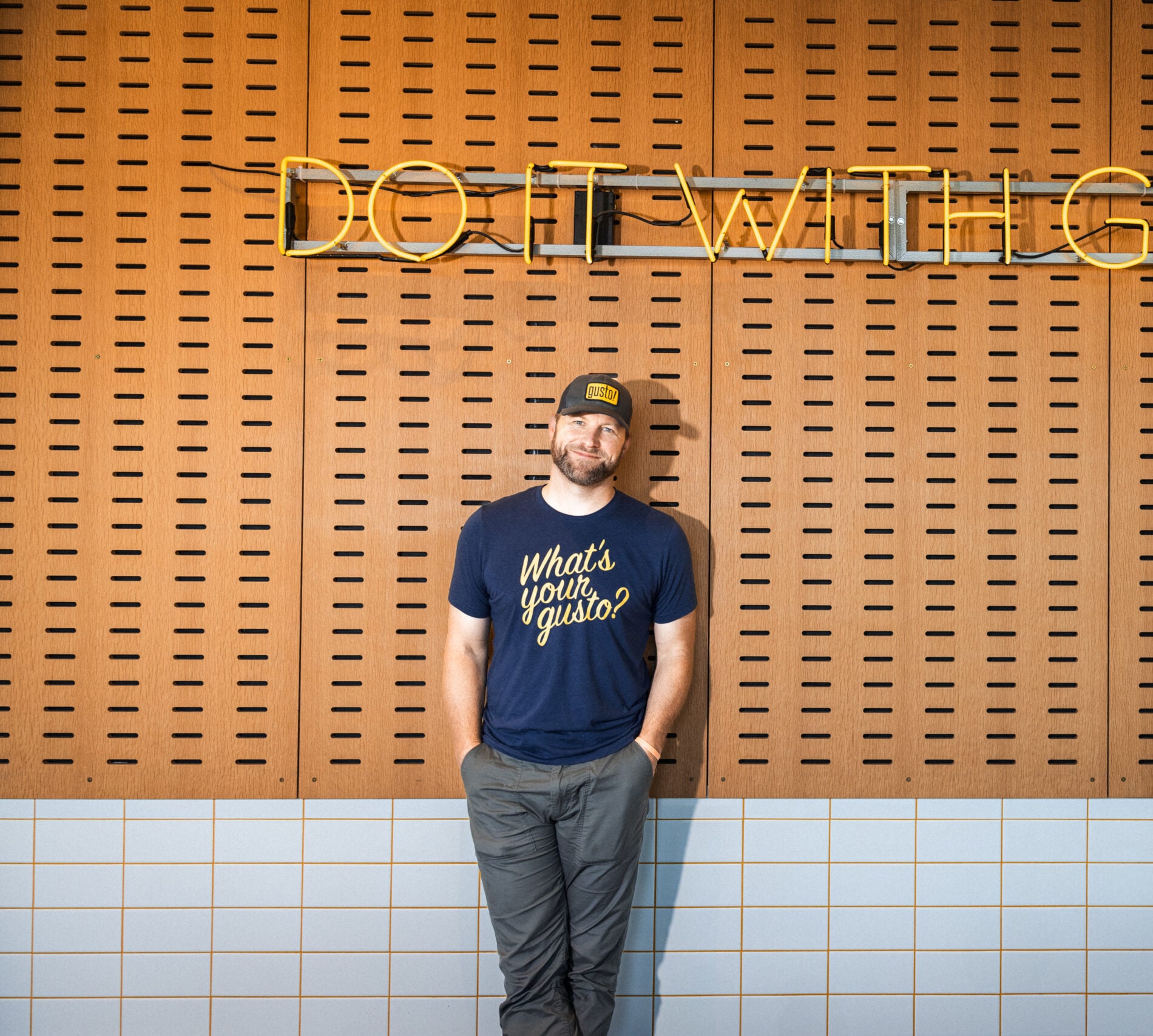 Image of Nate Hybl in gusto! restaurant