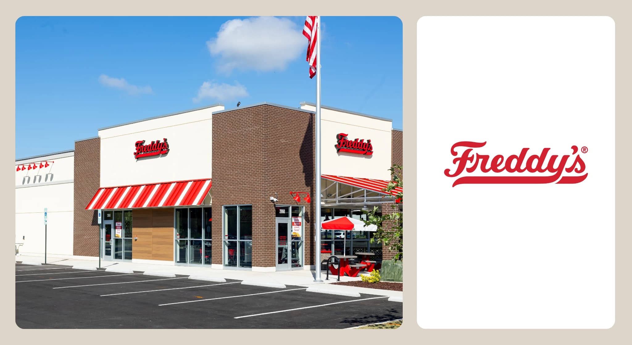 Freddy's store and Freddy's logo